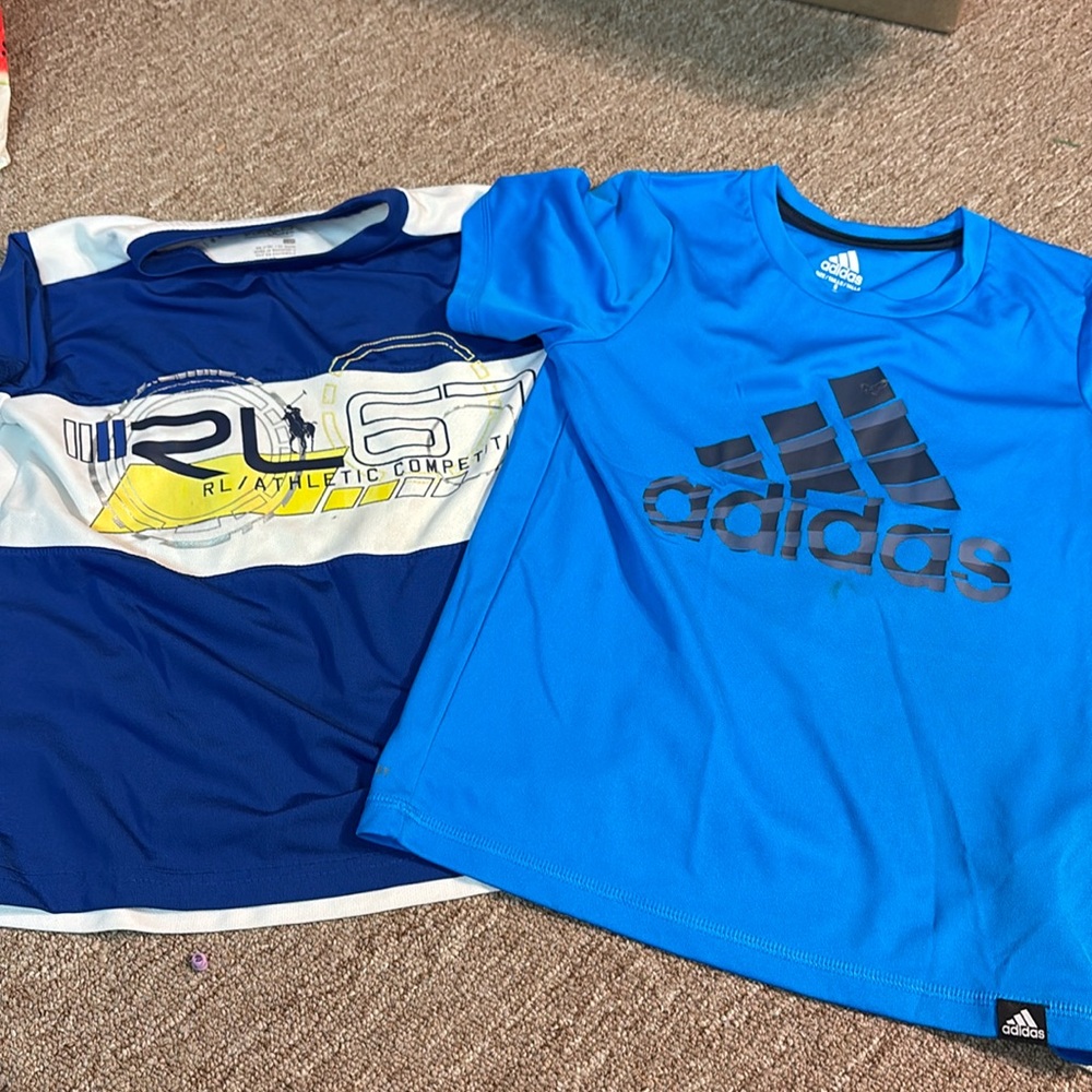 Boys bundle tshirts adidas and polo